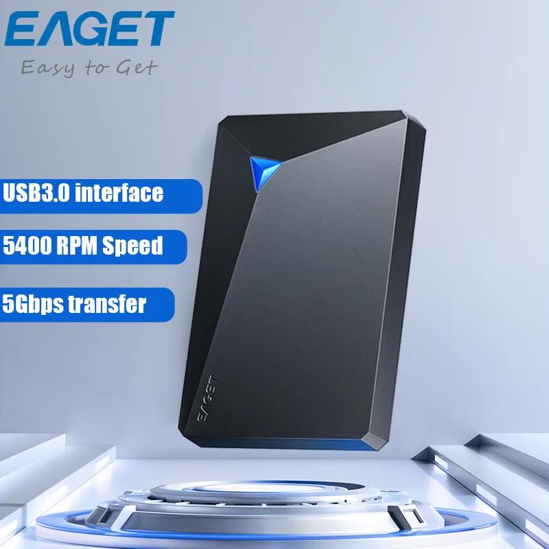 EAGET G20 휴대용 HDD 5400 RPM USB 3.0 하드 디스크 드라이브, 노트북 데스크탑용 외장 기계식 하드 드라이브, 250GB, 320GB, 500GB